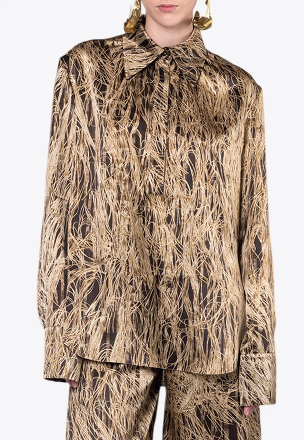 Juniper Feather Print Shirt
