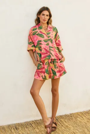 Kaiya Relaxed Shirt And Shorts Set