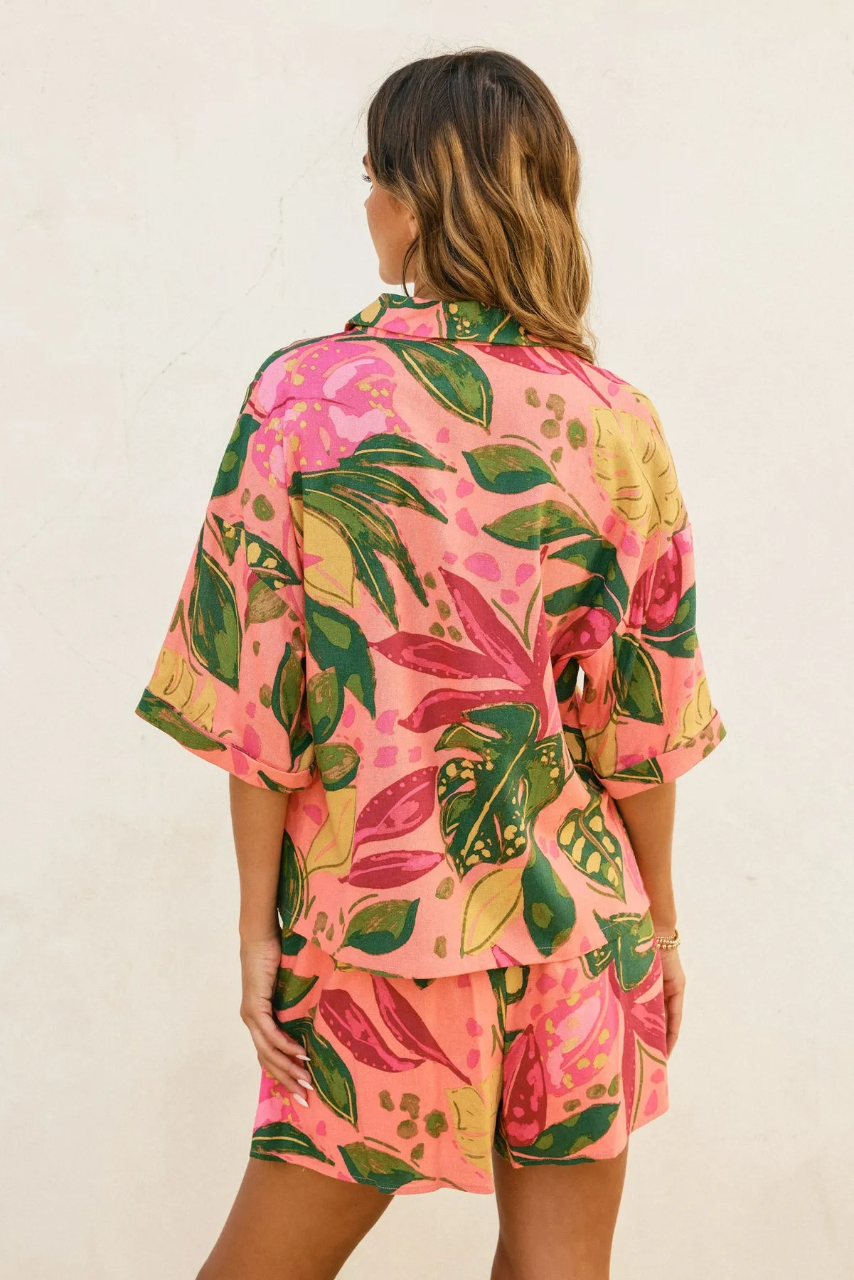 Kaiya Relaxed Shirt And Shorts Set