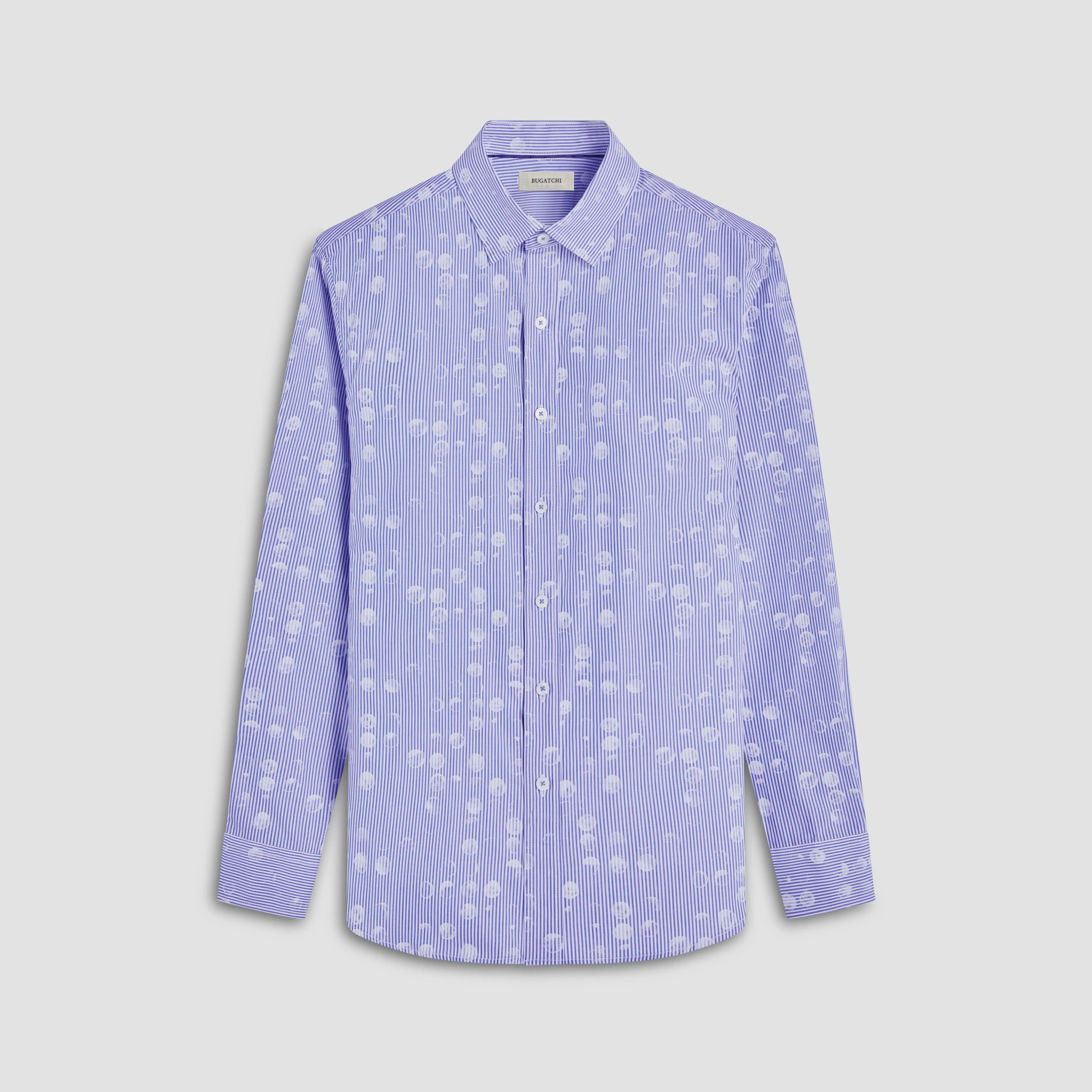 Karl Dot & Stripe Shirt