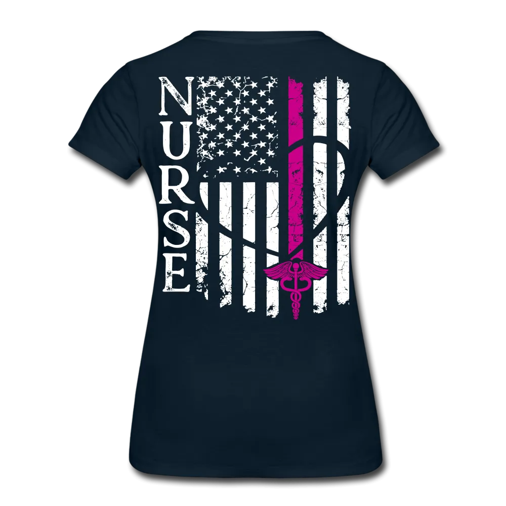 Kelly RN Nurse Flag Women’s Premium T-Shirt