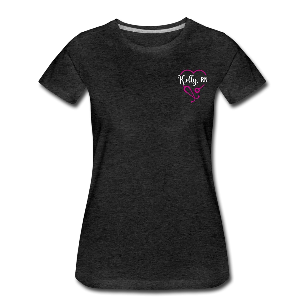 Kelly RN Nurse Flag Women’s Premium T-Shirt