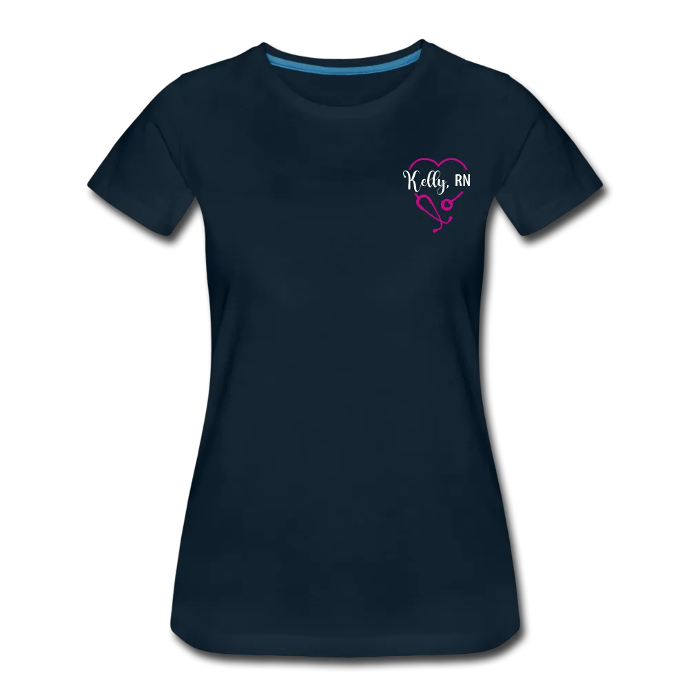 Kelly RN Nurse Flag Women’s Premium T-Shirt