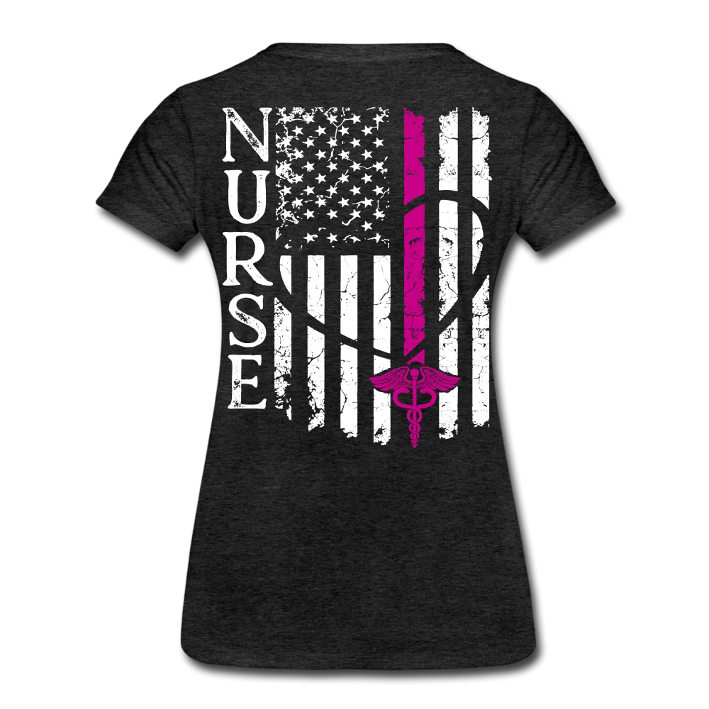 Kelly RN Nurse Flag Women’s Premium T-Shirt