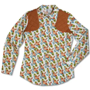 Kevin's Huntress Quail Print Shooting Shirt