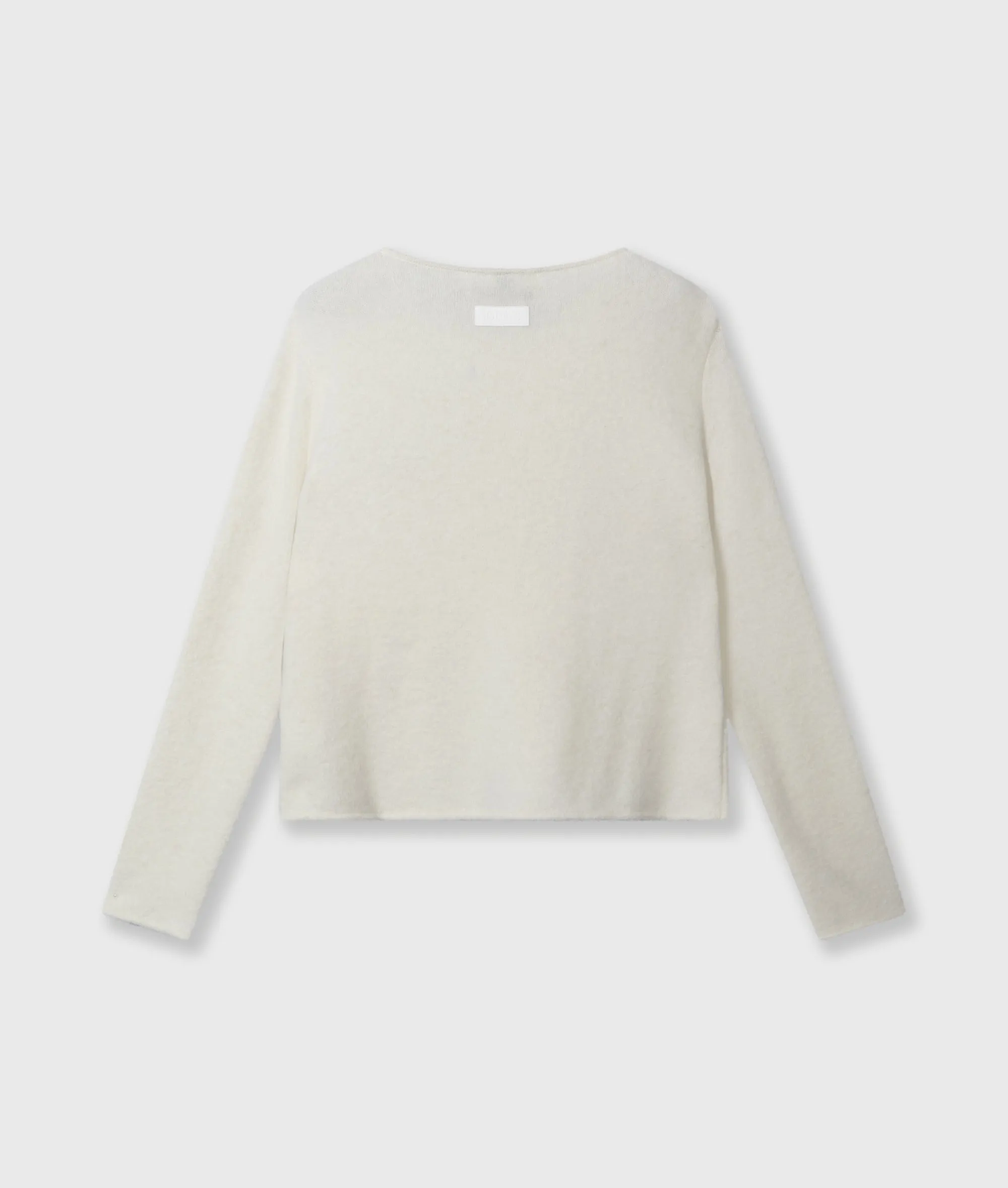 knit sweater | ecru