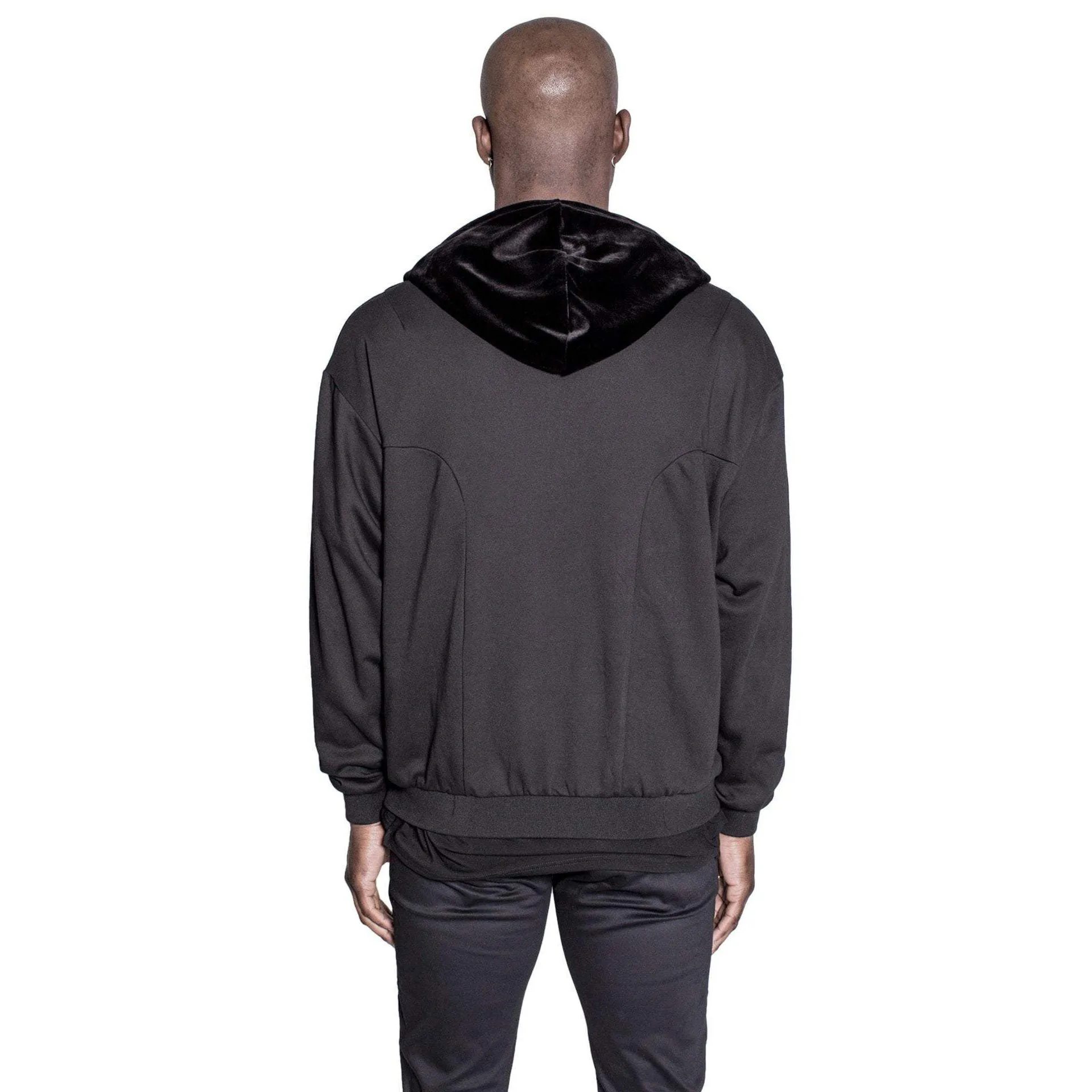 Kollar Boxer Hoodie Black Men BXH-BLK
