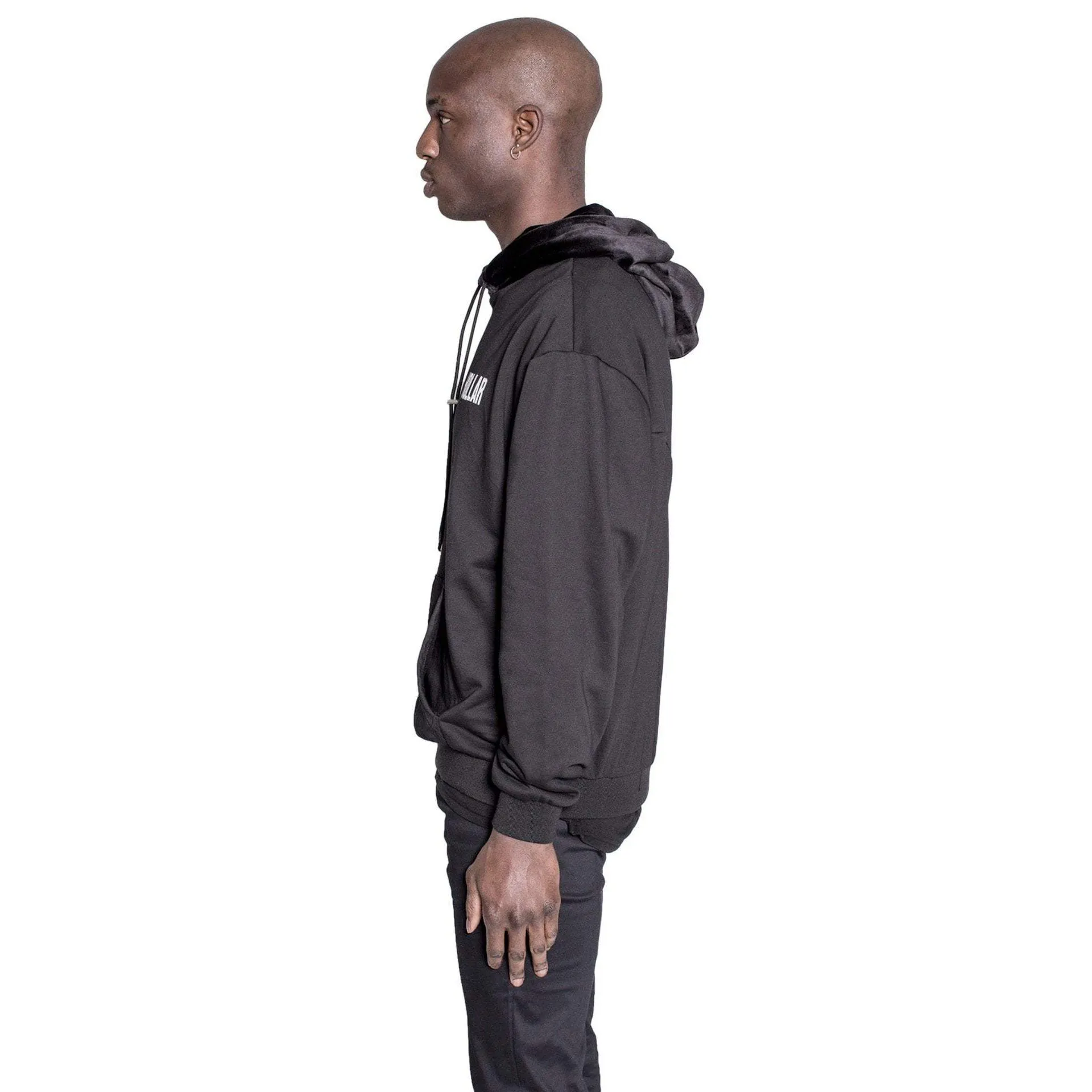 Kollar Boxer Hoodie Black Men BXH-BLK