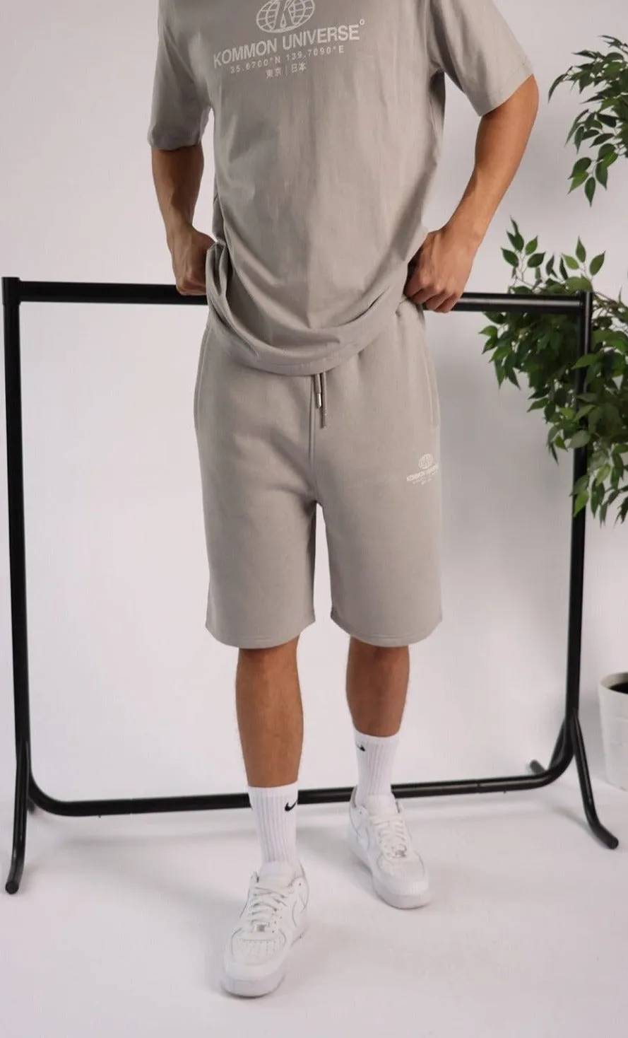 Kommon Universe GRETTON Oversized Shorts - Belgian Grey