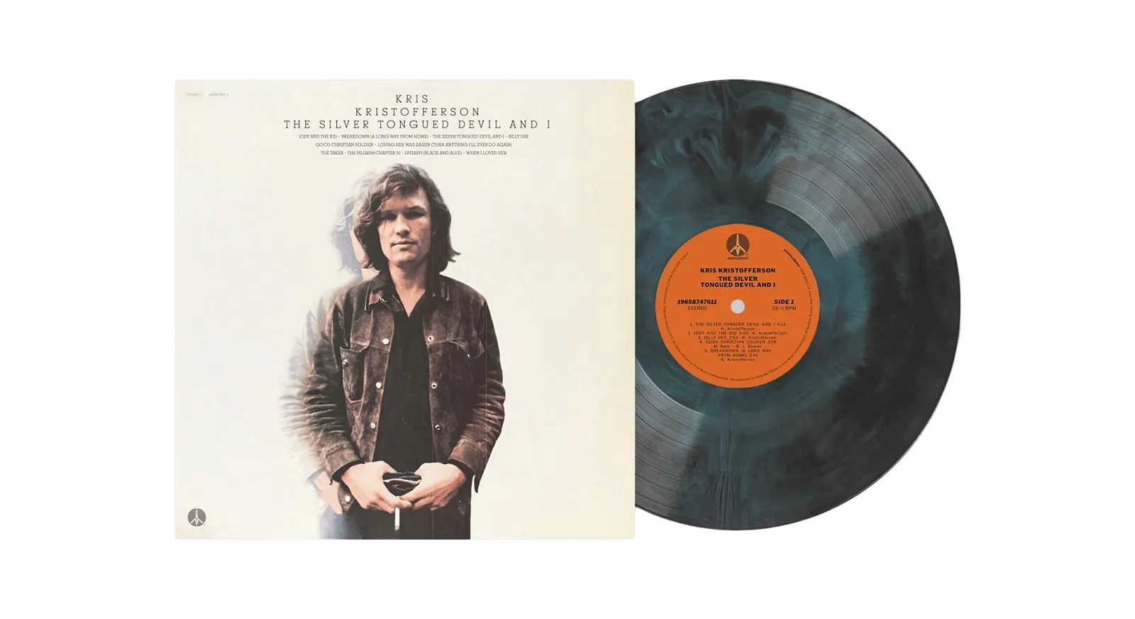 Kris Kristofferson : The Silver Tongued Devil and I (Blue/ Black Marble Vinyl)