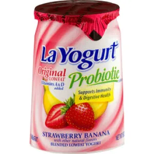 La Yogurt Strawberry Banana 6oz