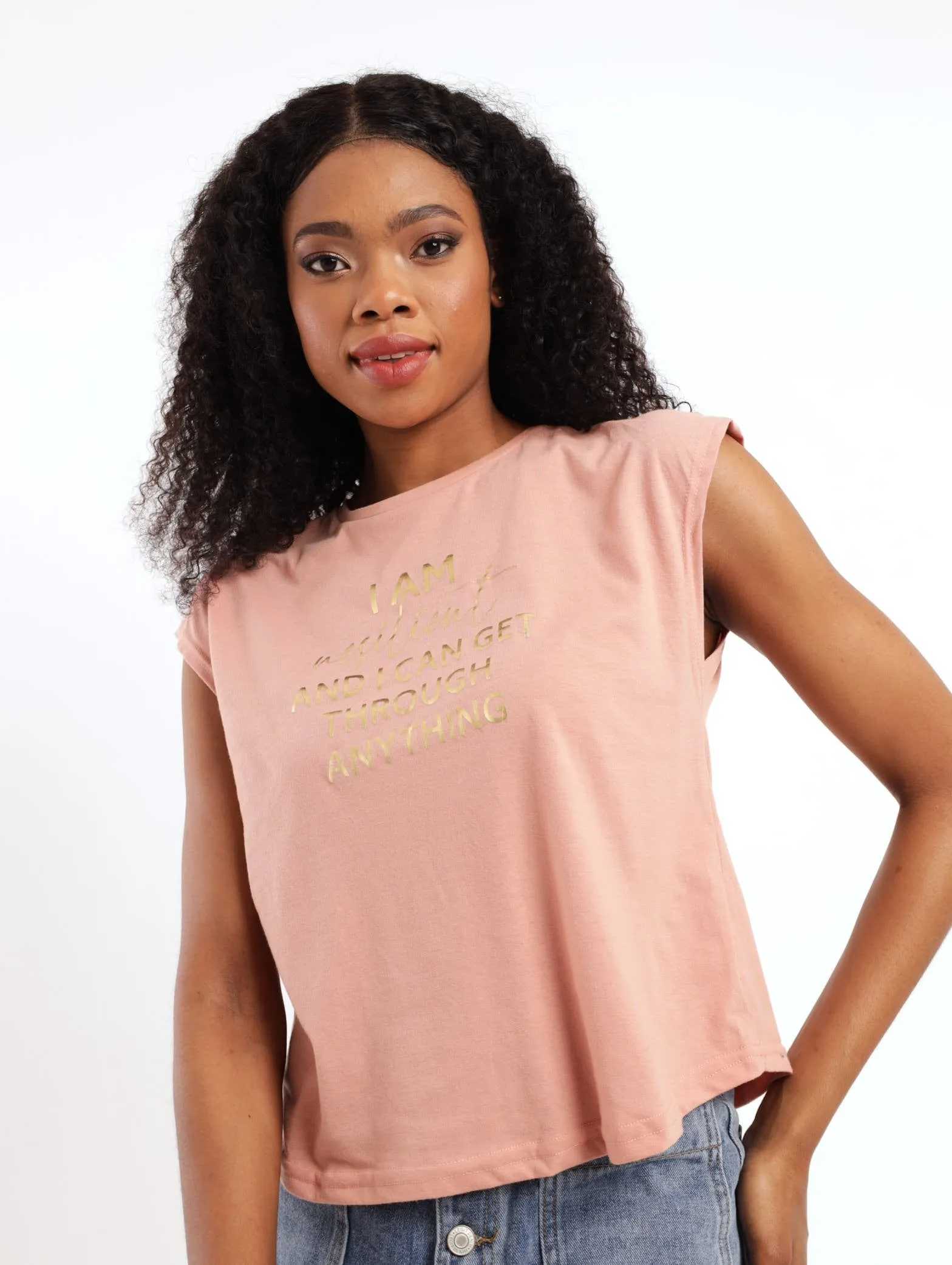 Ladies Resilient Tee - Blush