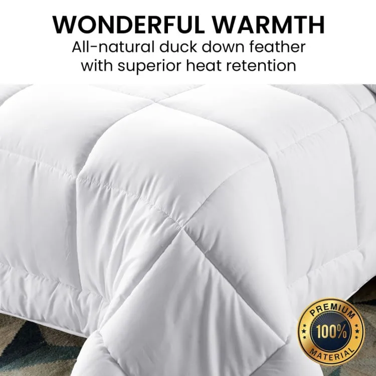 LAURA HILL 500GSM DUCK DOWN FEATHER QUILT DUVET DOONA