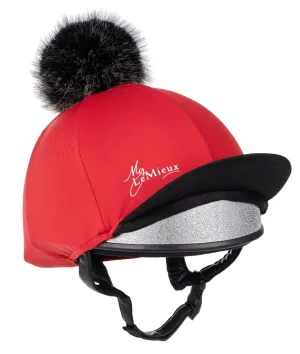 LeMieux Chilli Red Pom Pom Hat Silk
