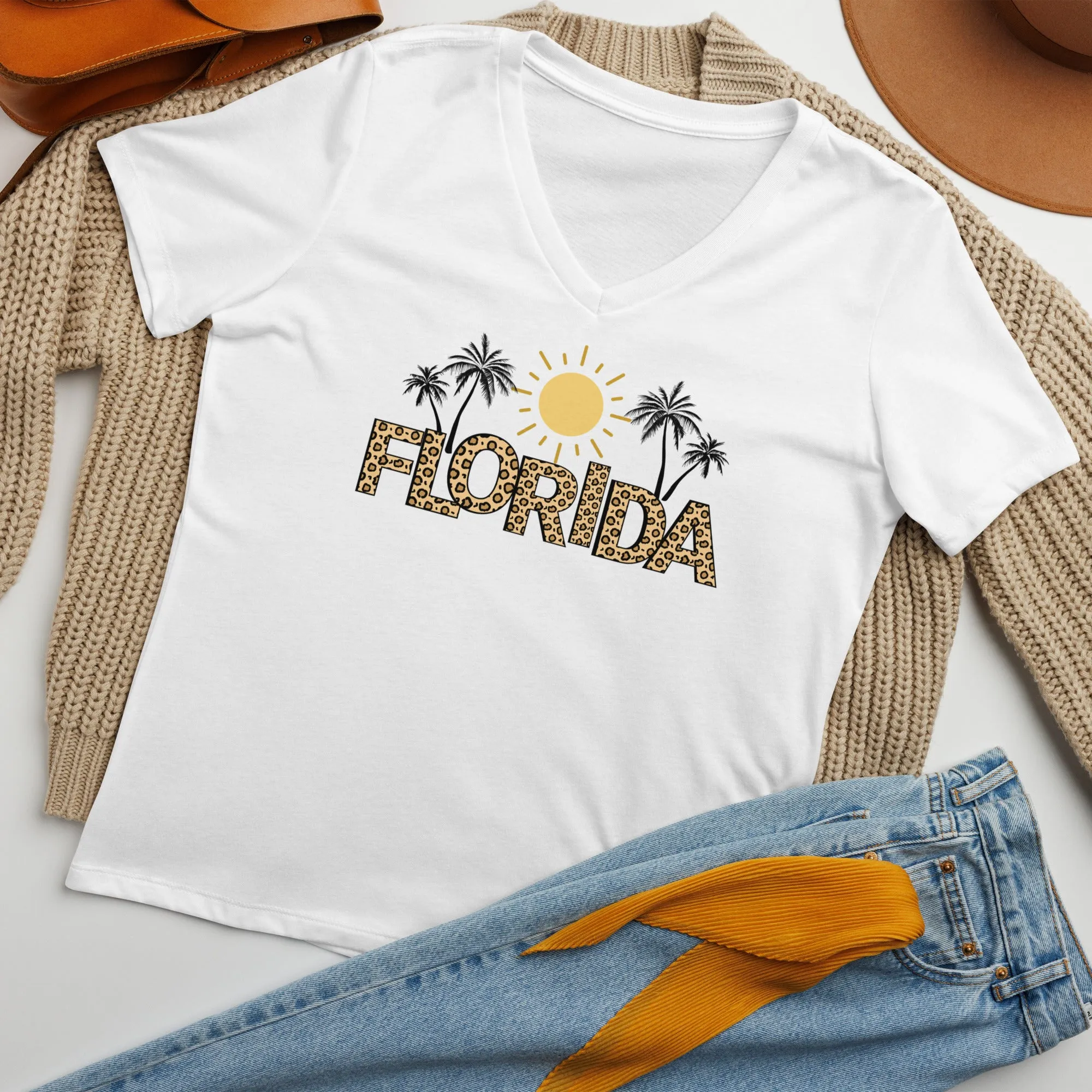 Leopard Lux Florida V Neck