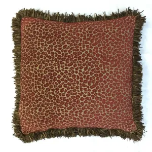 Leopard Print Sofa Pillow 21x21