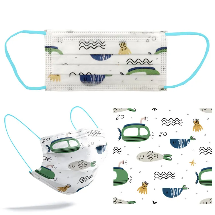 Level 2 Medical Mask Printing, Adult, Dual-Fit, 50pcs/Box, $6.50/box, 990105-990129