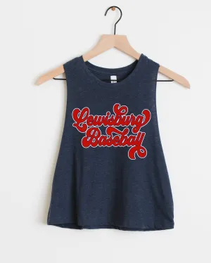 Lewisburg Baseball Cropped Tank