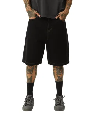 Lil C Denim Baggy Fit Short 22" - Washed Black