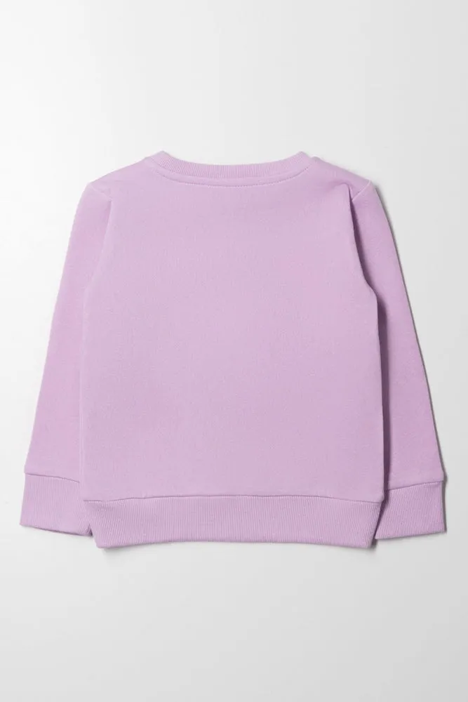 Lilo & Stitch Crew Neck Track Top Purple