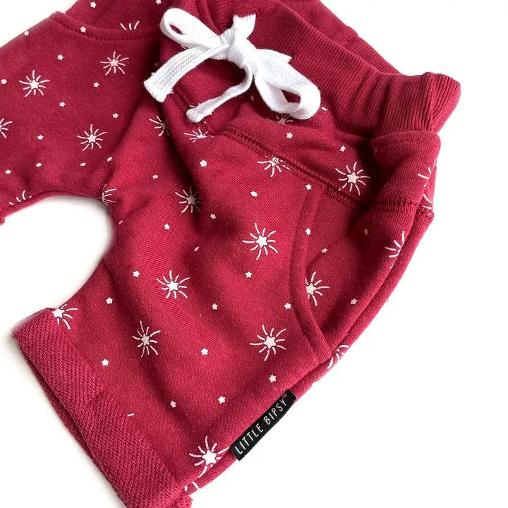 Little Bipsy Star Harem Shorts - Red
