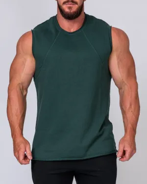 Loopback Tank - Emerald Green