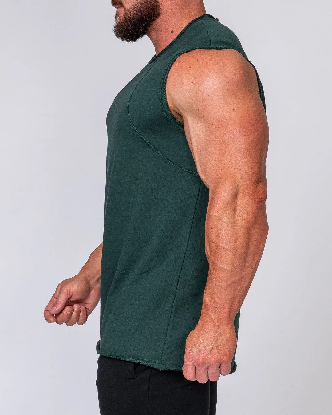 Loopback Tank - Emerald Green