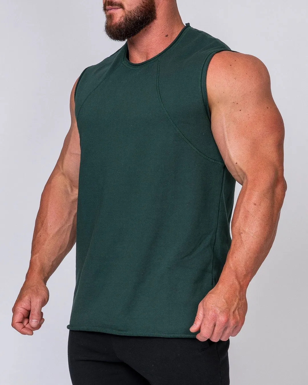 Loopback Tank - Emerald Green