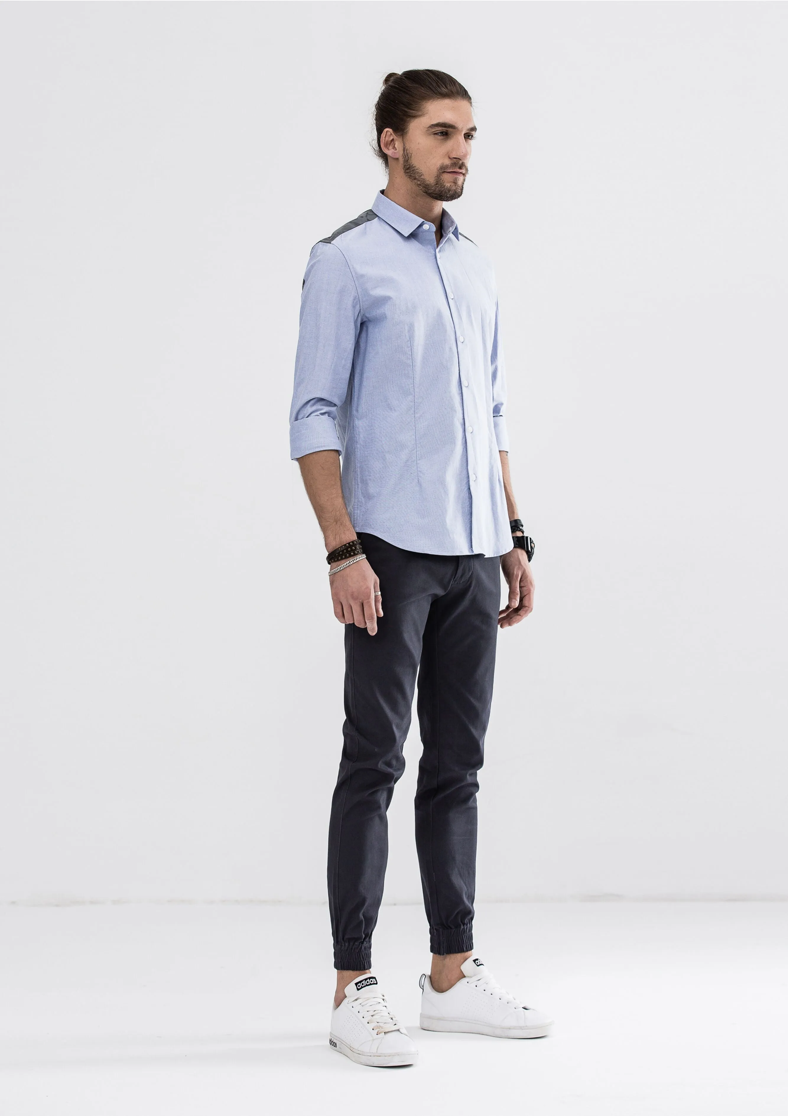 Lucas Long Sleeve Shirt - Blue