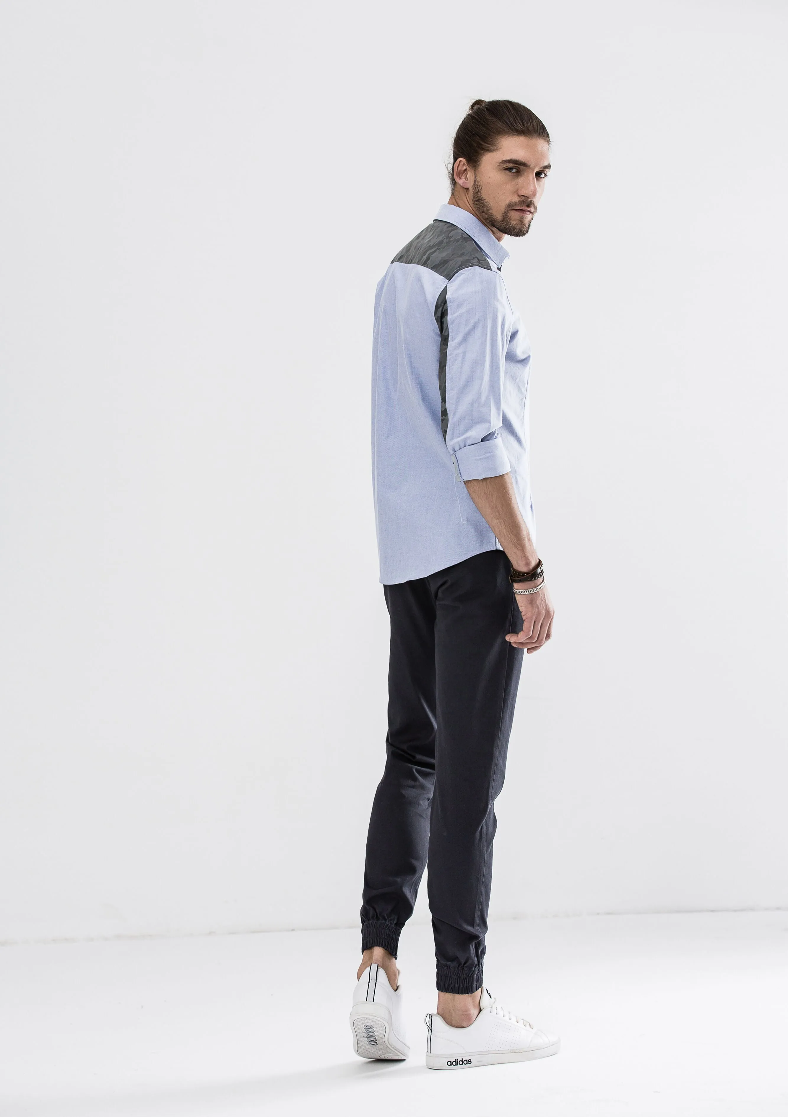 Lucas Long Sleeve Shirt - Blue