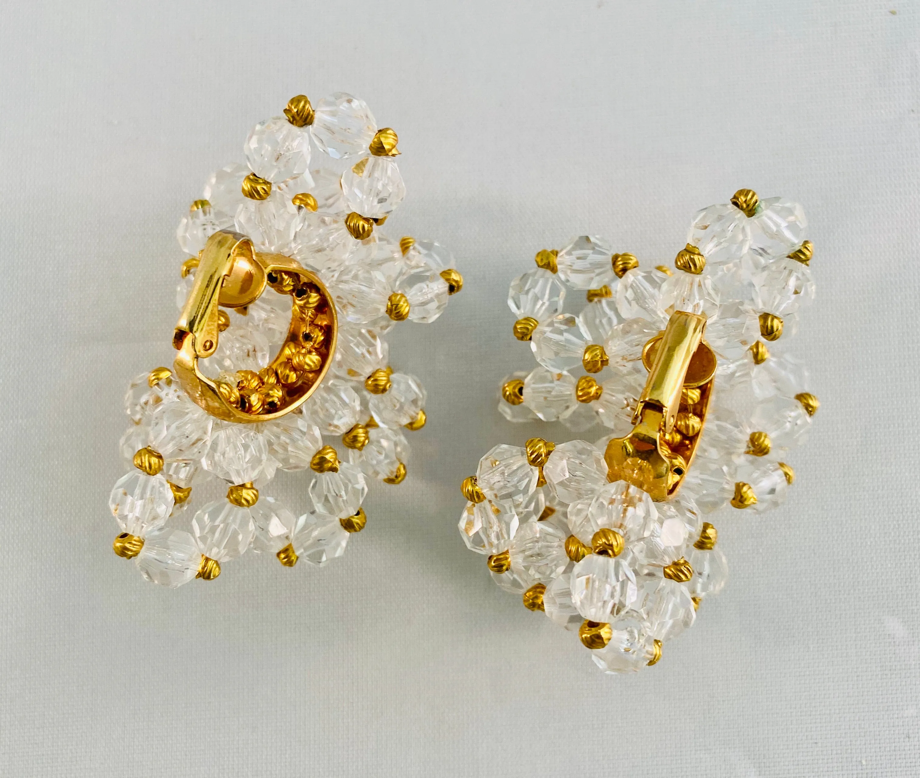 Lucite Vintage Earrings