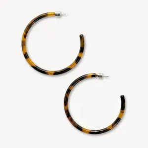 Machete - Large Hoops (Classic Tortoise)