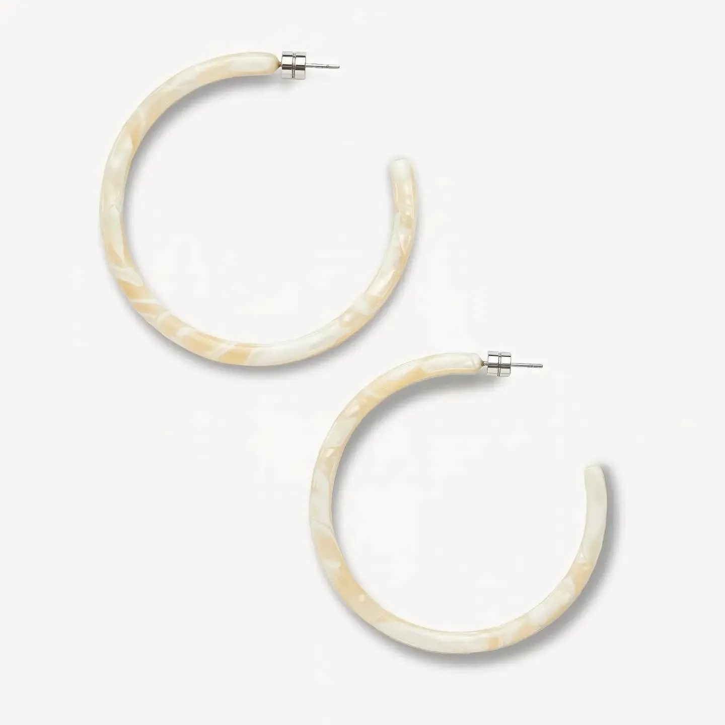 Machete - Large Hoops (Ivory)