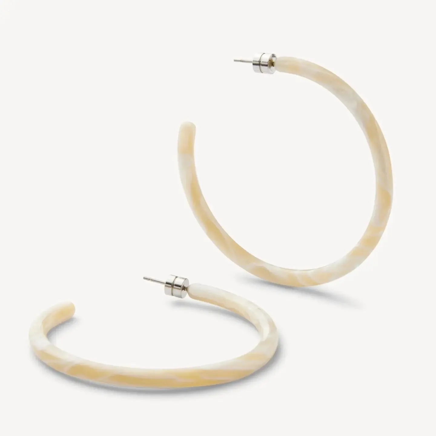 Machete - Large Hoops (Ivory)