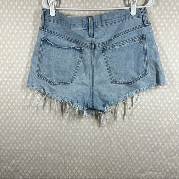 Madewell Light Wash Relaxed Denim Shorts