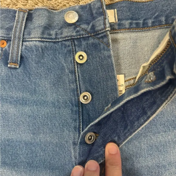 Madewell Relaxed Denim Shorts Curvy NWT