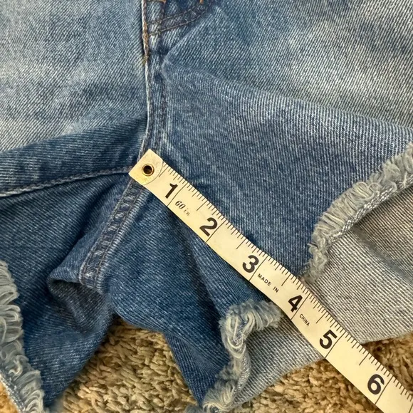 Madewell Relaxed Denim Shorts Curvy NWT