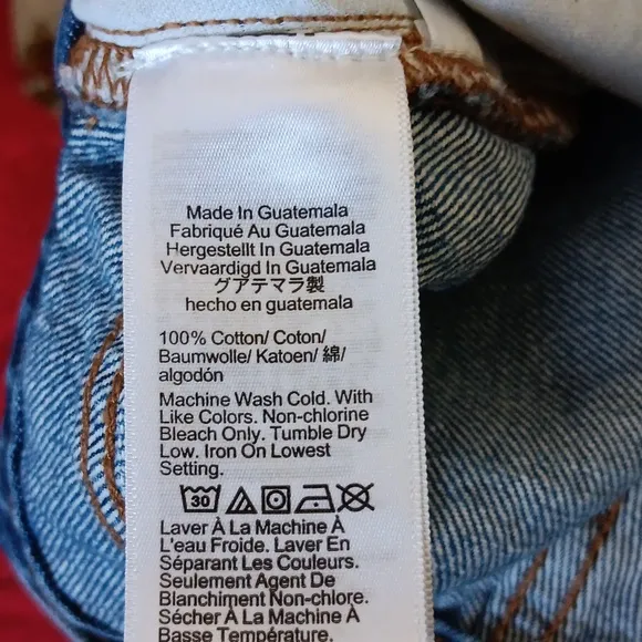 Madewell Relaxed Mid Length Denim Shorts Size 24