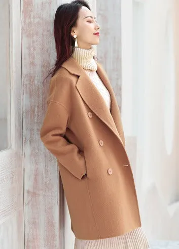 Markod | Long Wool Coat Tops for Women
