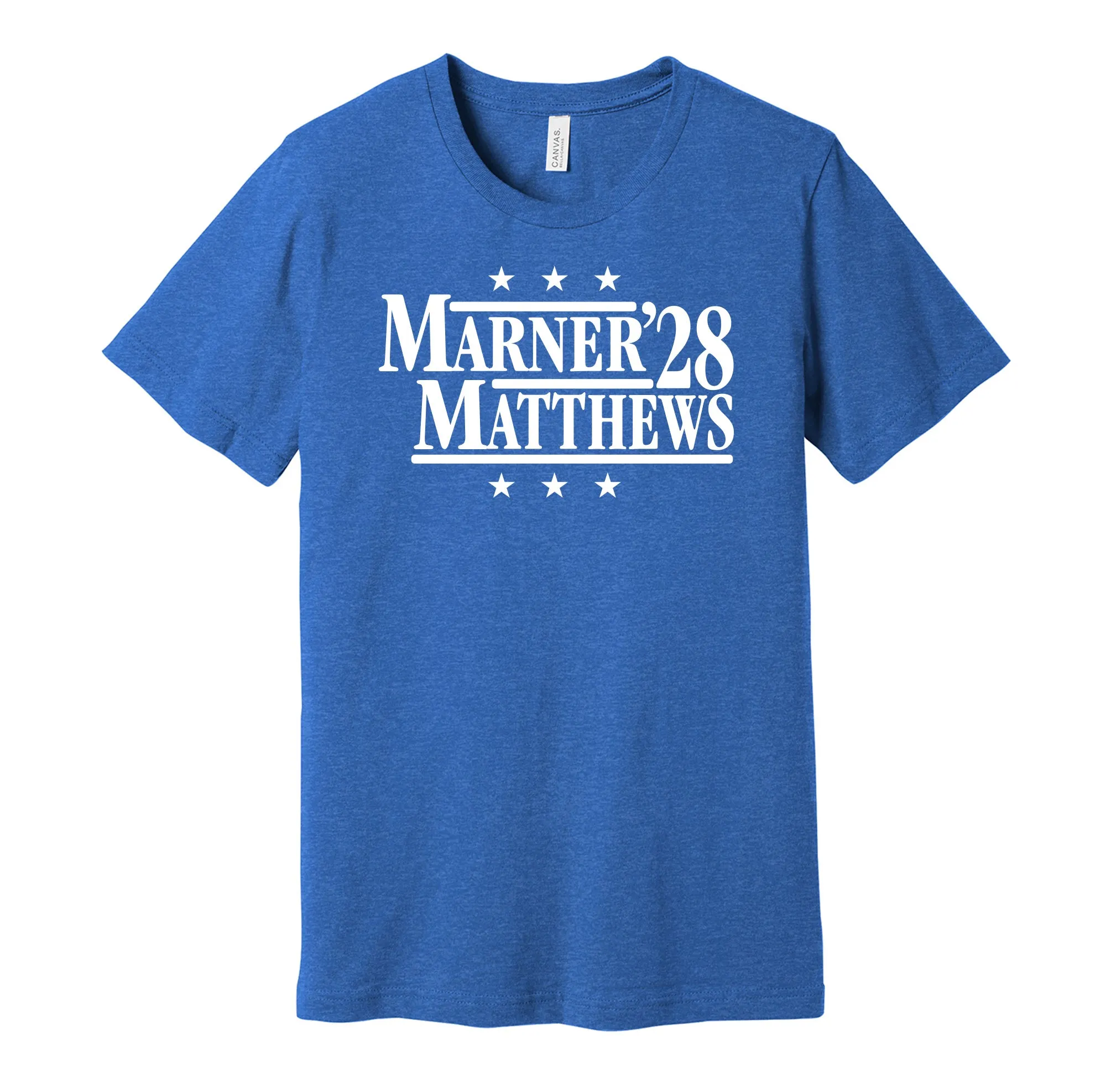 Marner & Matthews '28 - Toronto Hockey Political Campaign Parody T-Shirt - Hyper Than Hype Shirts