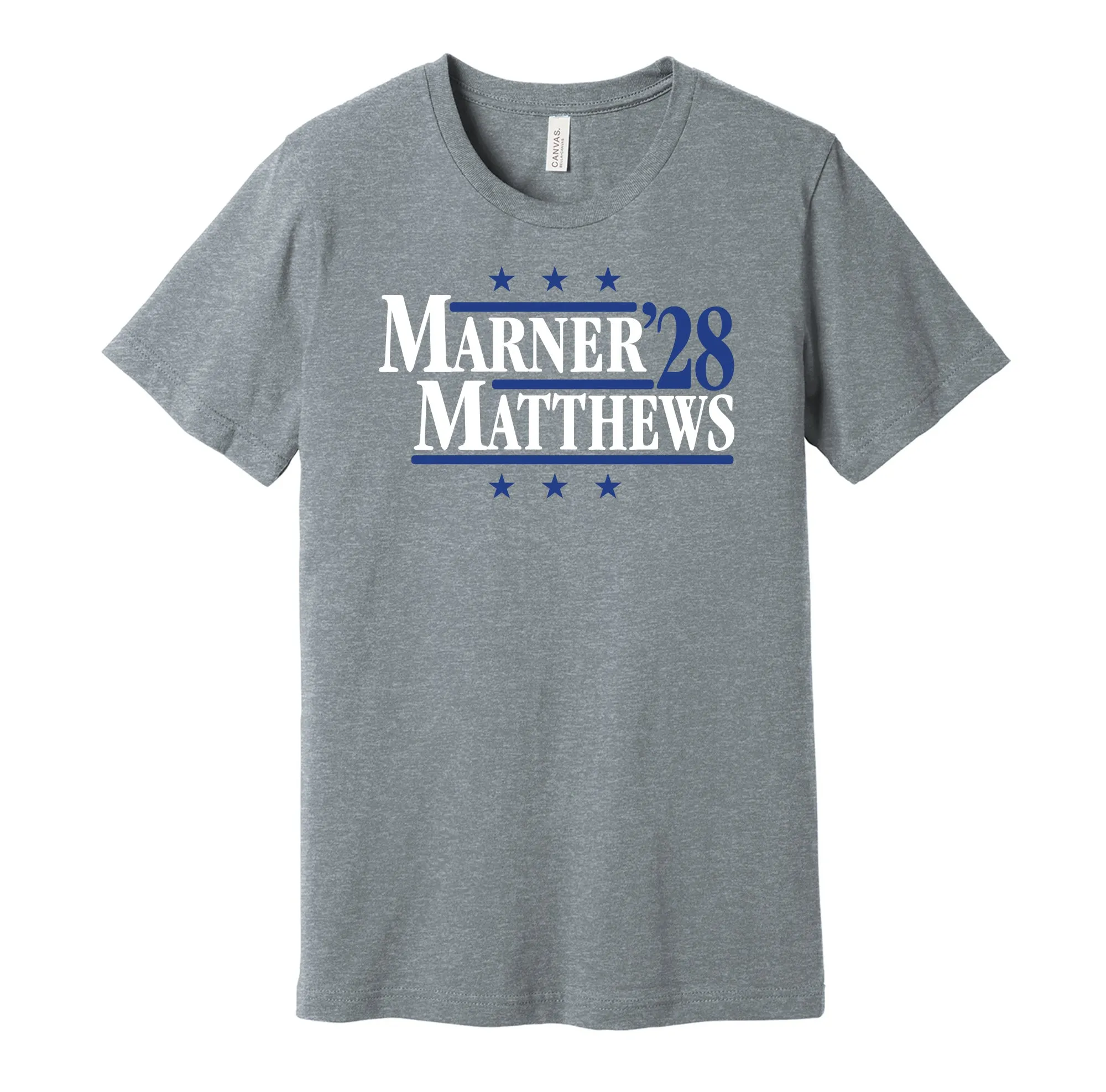 Marner & Matthews '28 - Toronto Hockey Political Campaign Parody T-Shirt - Hyper Than Hype Shirts