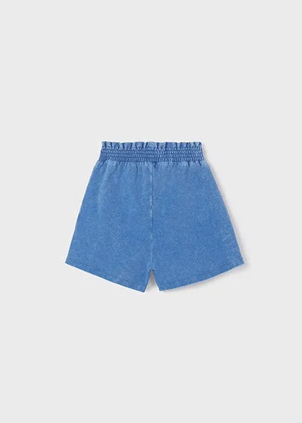 Mayoral blue girls shorts