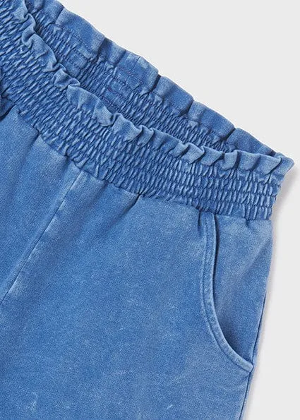 Mayoral blue girls shorts