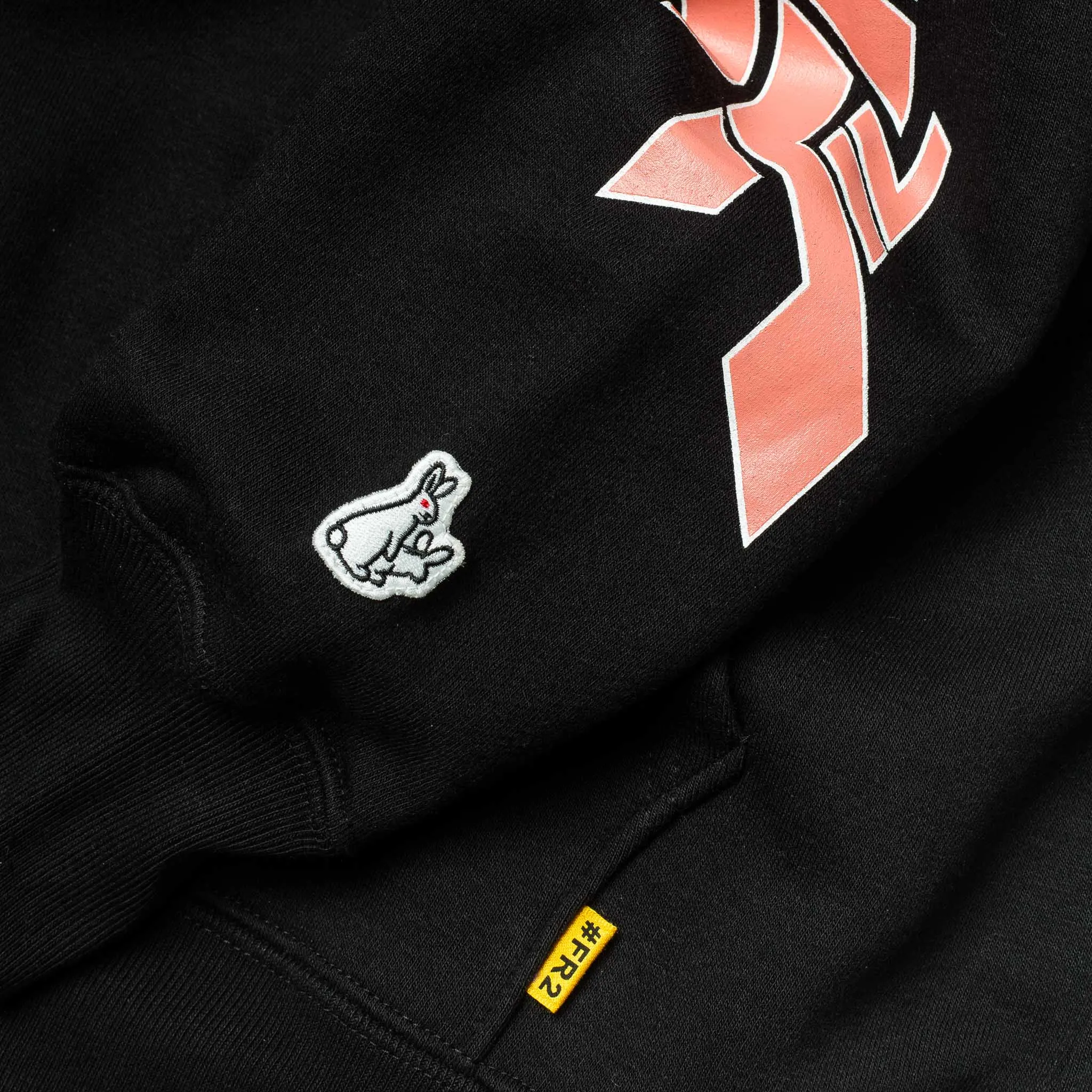 Mecha Rabbit Hoodie Black