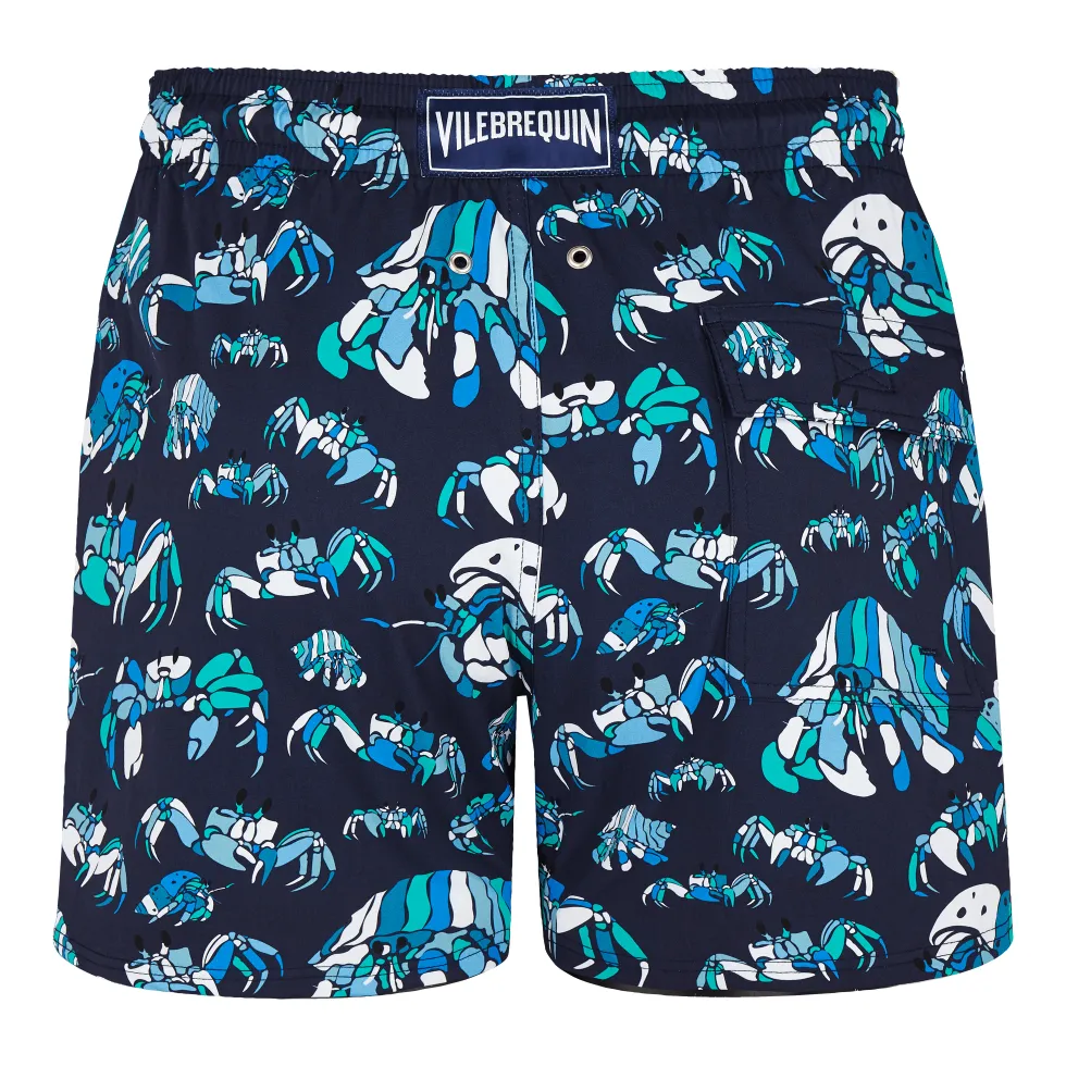 Men Stretch Swim Shorts Hermit Crabs