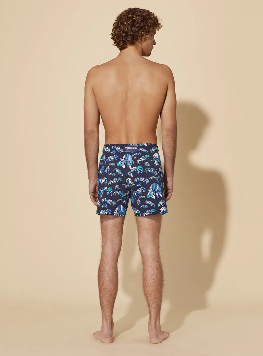 Men Stretch Swim Shorts Hermit Crabs