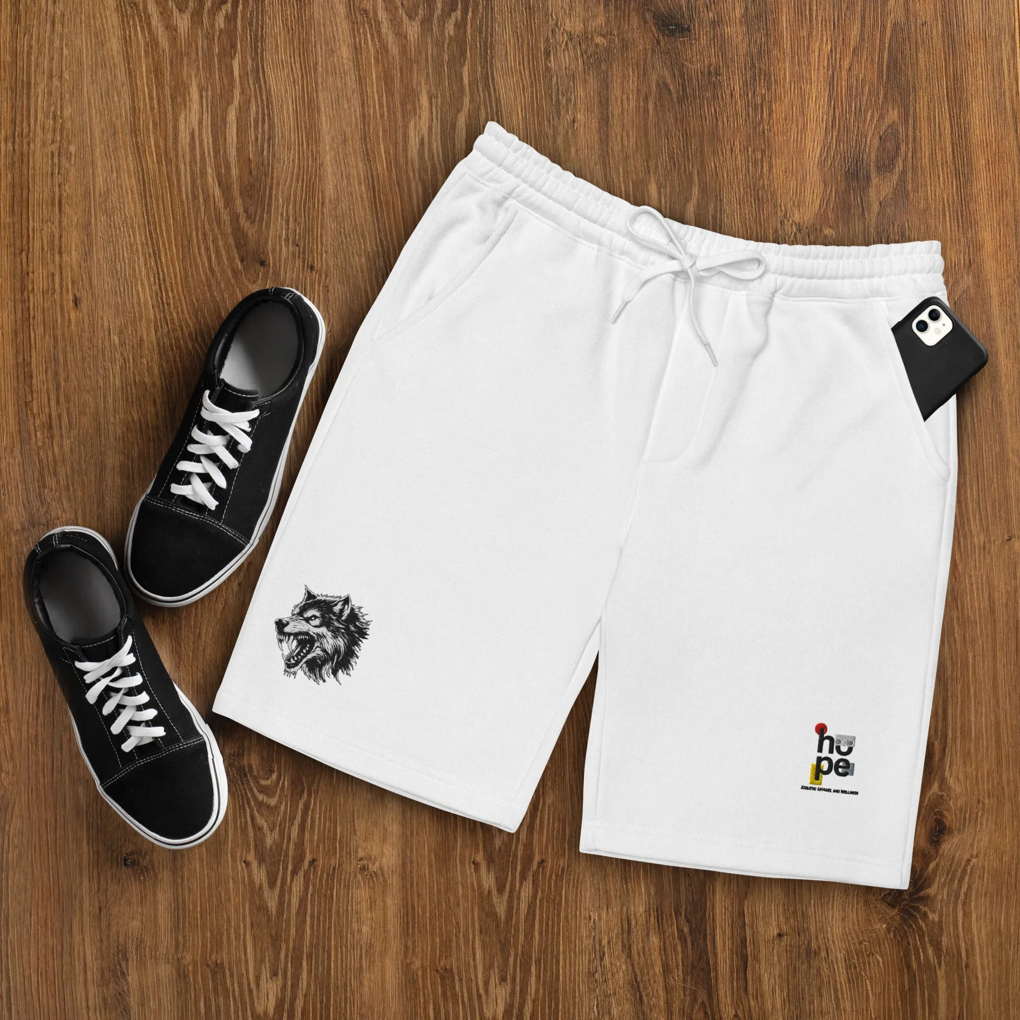 Men's Fleece Shorts Wolf Performance - Unleash Your Potential