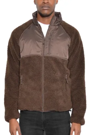 Men's Full Zip Sherpa Fleece Jacket