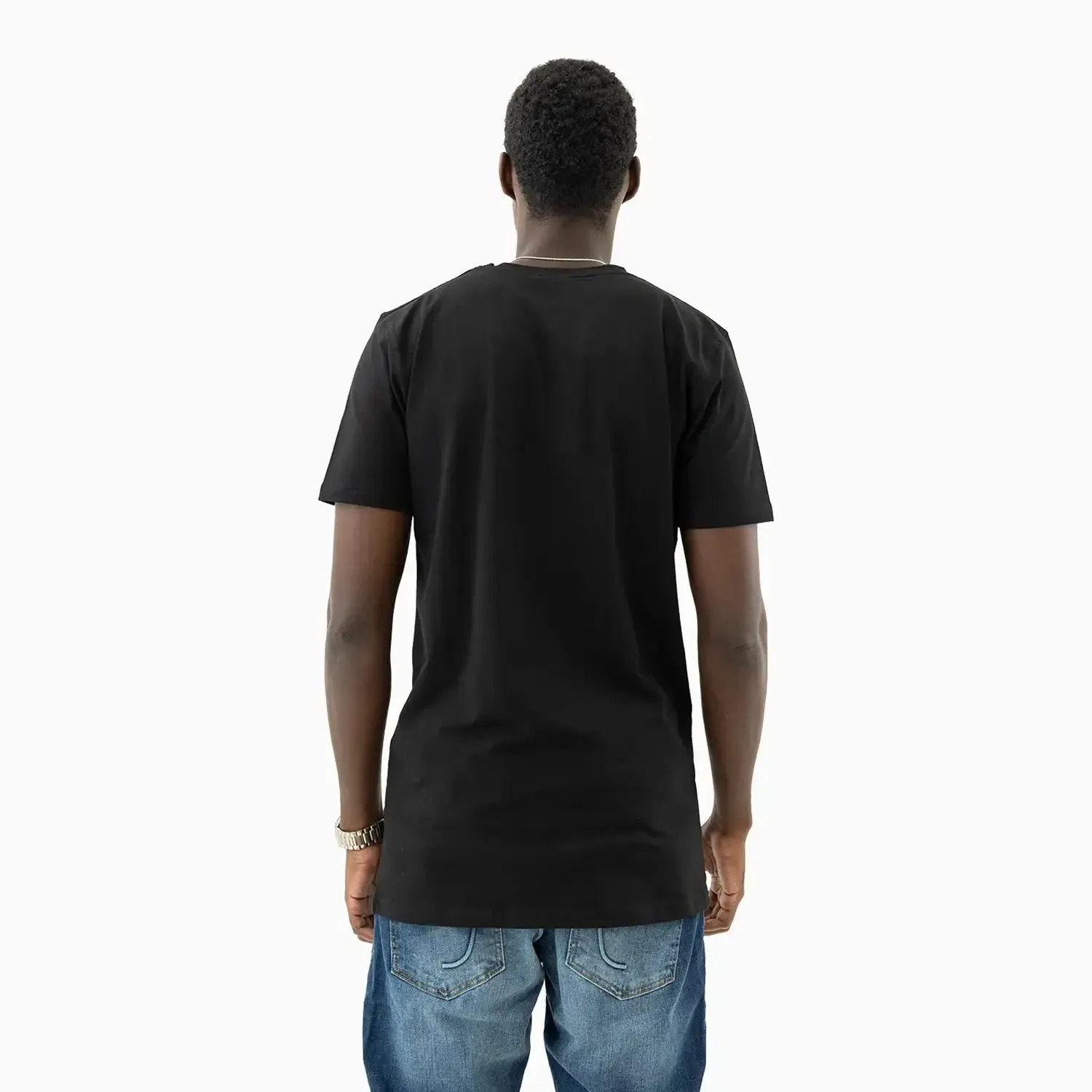 Men's Gradient Text Short Sleeve T-Shirt