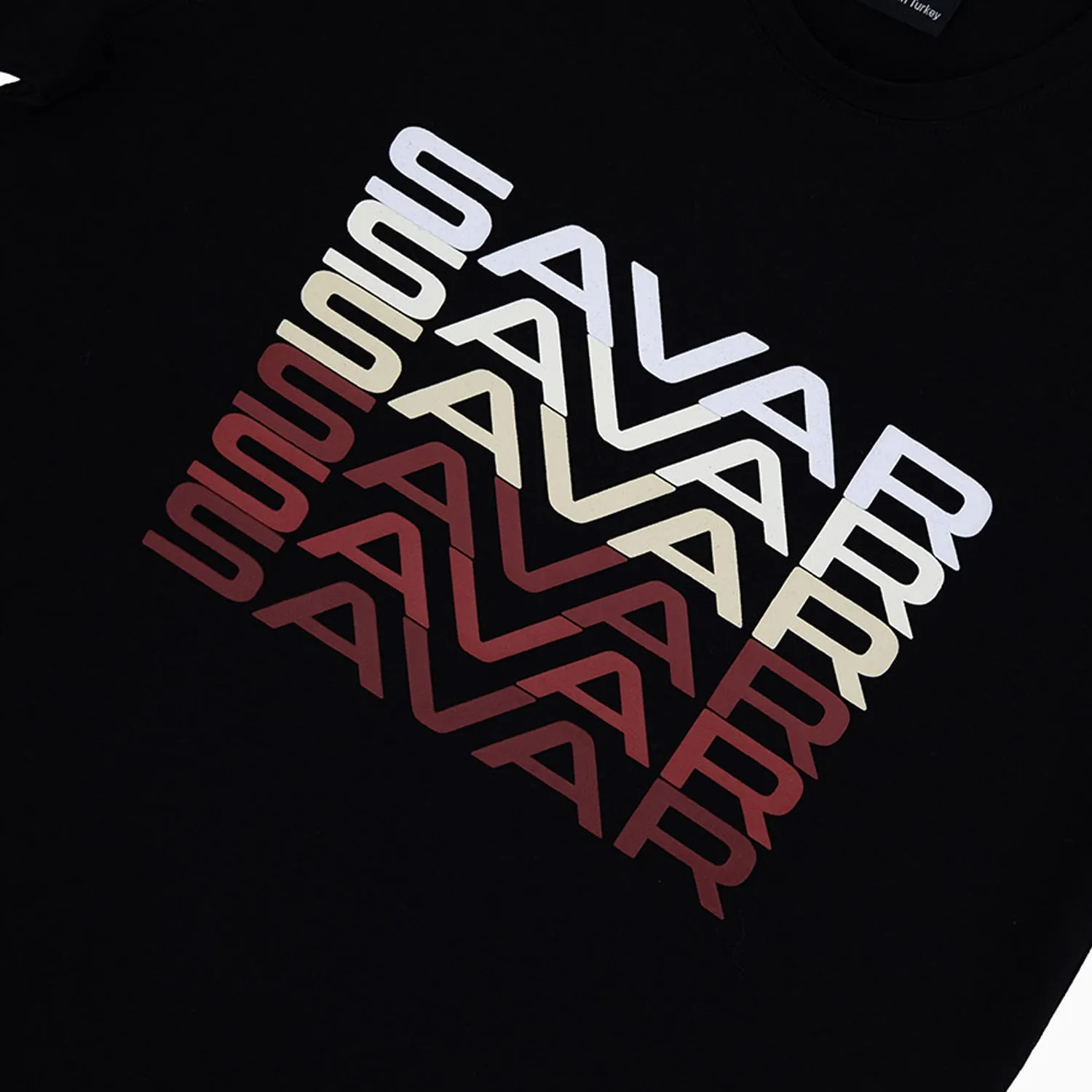 Men's Gradient Text Short Sleeve T-Shirt